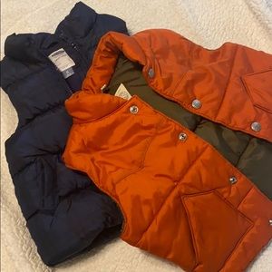 Old Navy and OshKosh outdoor vests